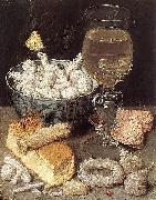 Georg Flegel Still-Life with Bread and Confectionary painting